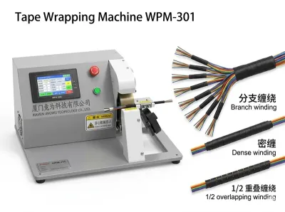 Máquina Automática de Envoltura de Cinta para Cables WPM-301