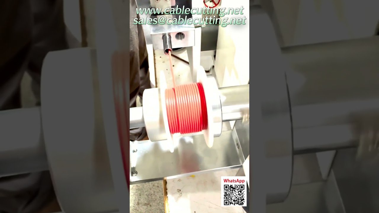 Máquina bobinadora automática versátil para bobinas, cables, mangueras y tiras de 1-7 mm
