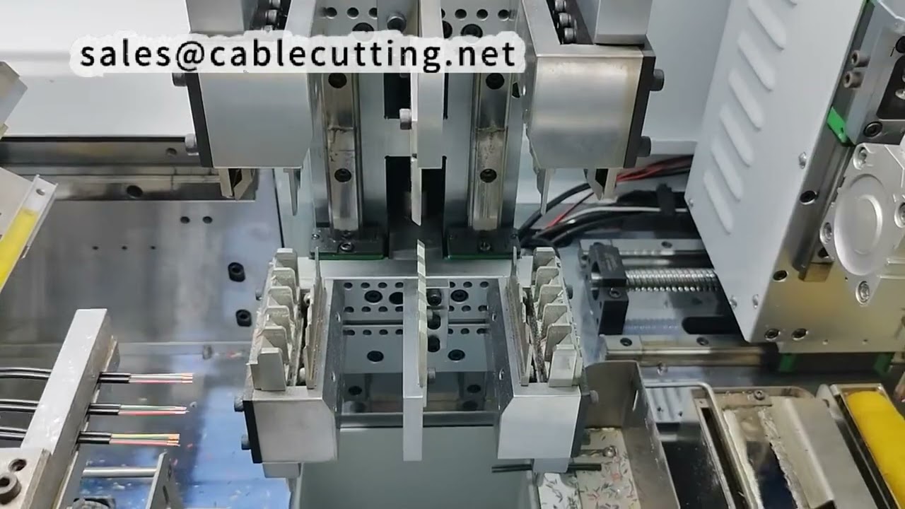 Máquina Automática de Corte y Estañado de Cable Plano