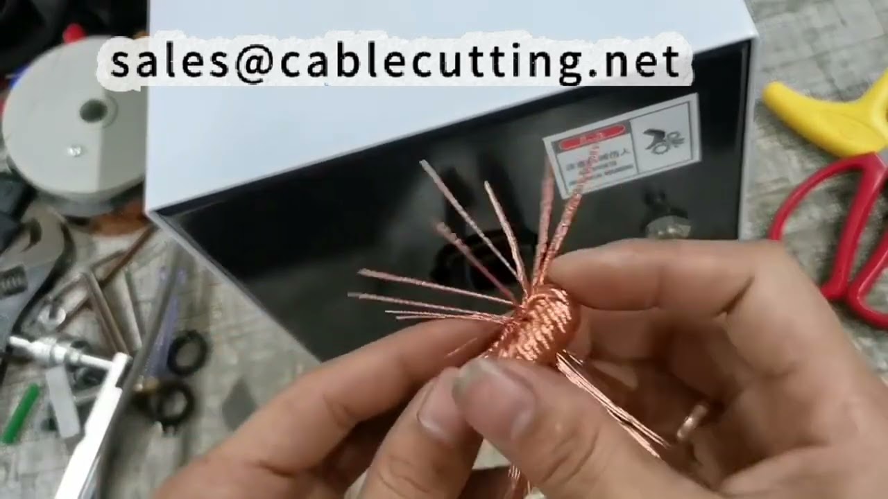 Demostración de Máquina Trenzadora de Cables de Alta Potencia | Fábrica en Acción