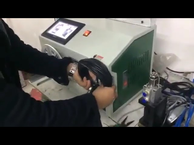 Máquina Bobinadora y Atadora de Cables Eléctricos Automática para Fábricas