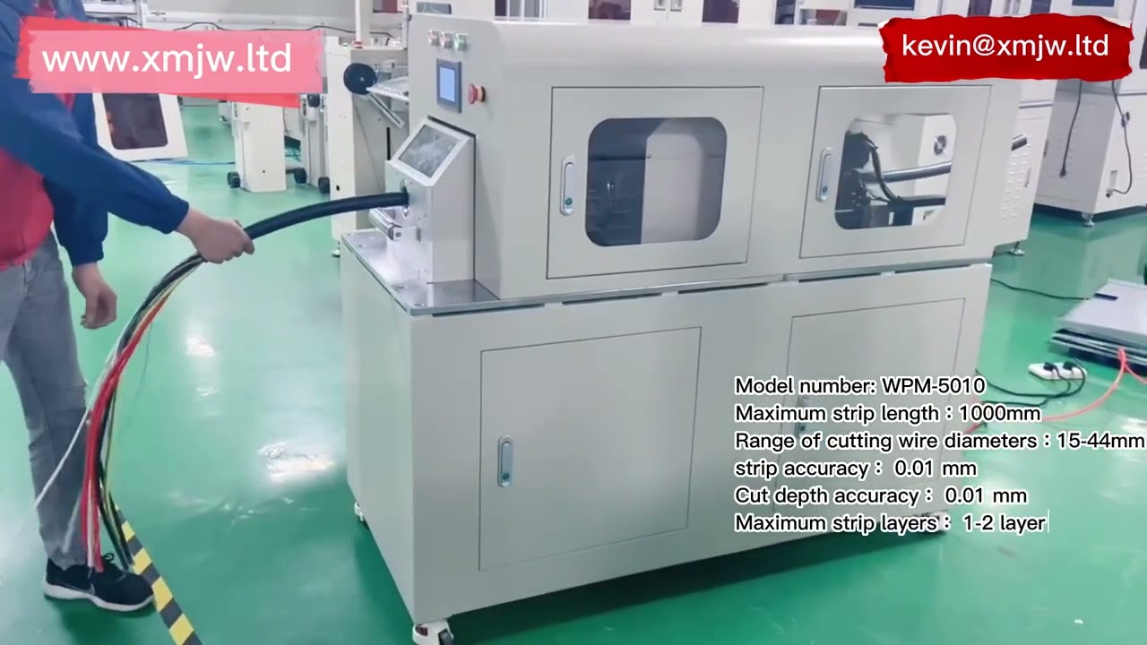 Máquina pelacables rotativa cuadrada WPM-5010 - Alta eficiencia y automatización