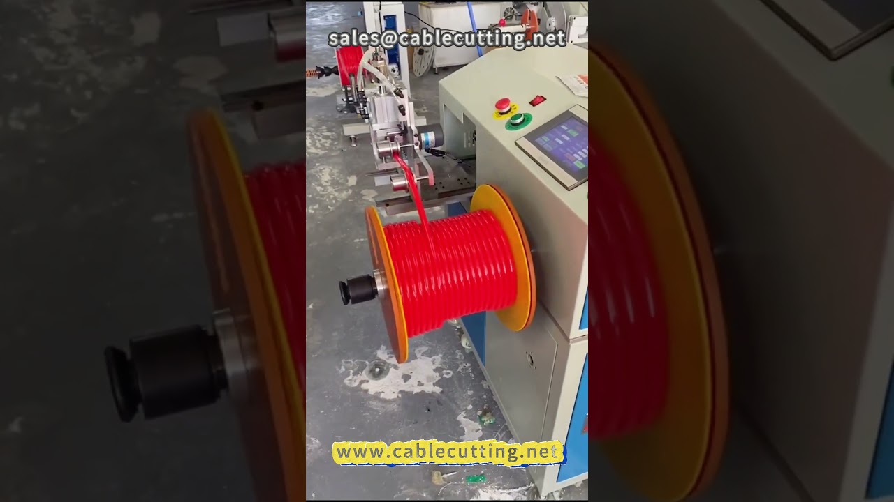 Máquina bobinadora de tuberías de gas, enrollado profesional de tuberías #tubería de gas #tubería de agua #procesamiento de cables #bobinado de cables