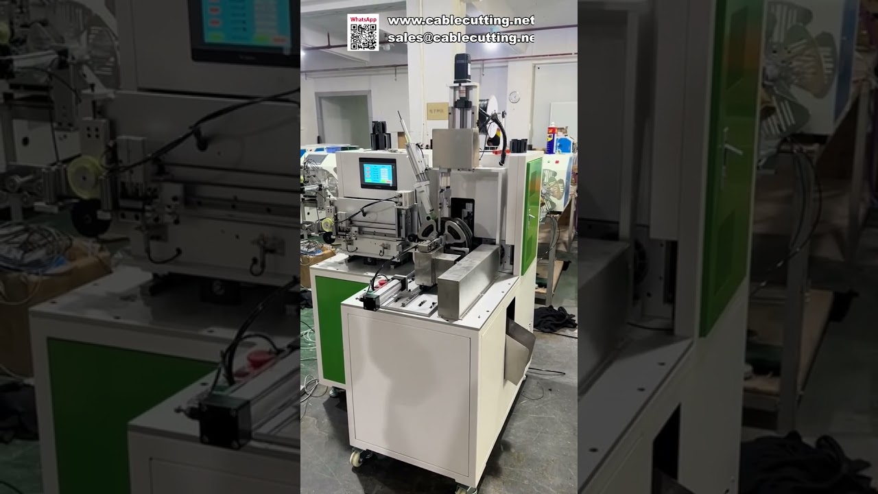 Máquina Totalmente Automática: Conteo, Corte, Bobinado y Atado de Cables