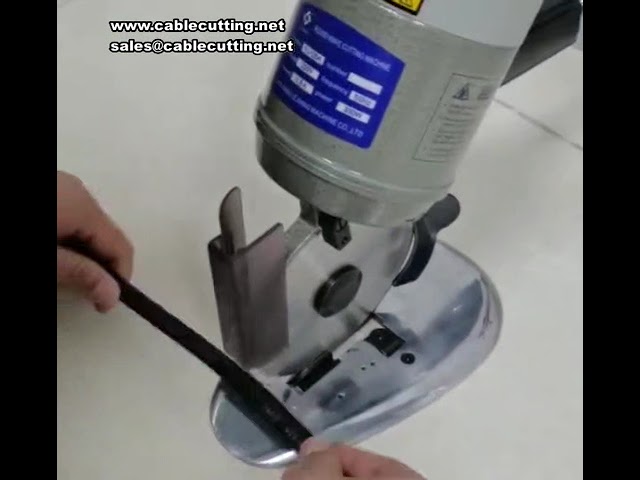 Máquina cortadora de cables eléctrica de sobremesa 350W 220V/110V - Corta cables USB y de hasta 40 mm de grosor