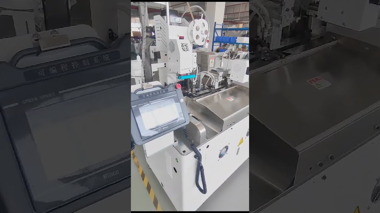 Estañado, Inserción de Tubo y Crimpado para Arneses de Lámina de Electrodo PTC #máquina