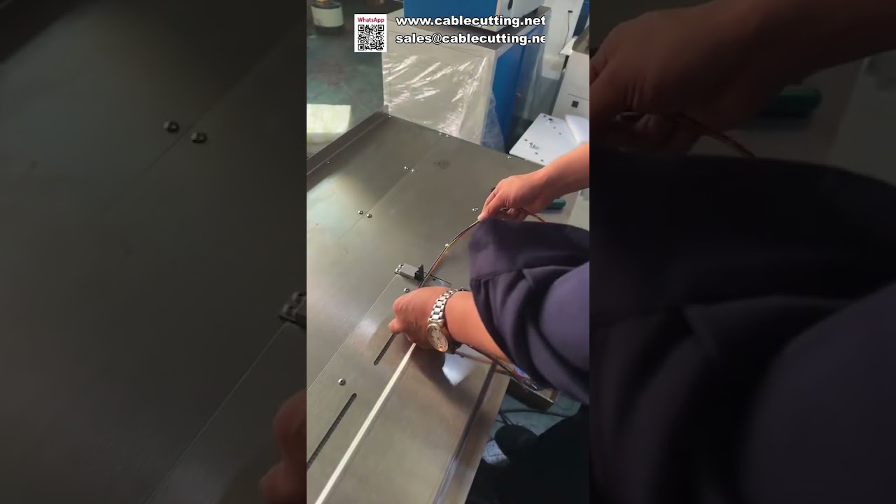 Máquina automática de bridas de nylon con cabezal para aviación