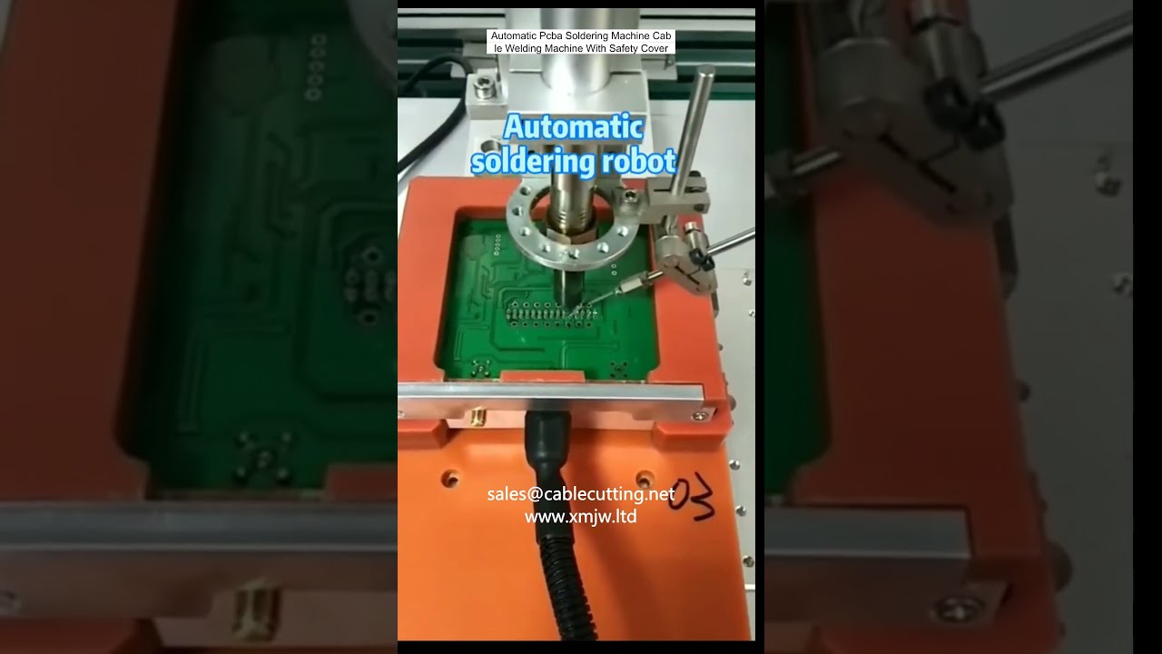 Máquina Automática de Soldadura PCBA para Cableado con Cubierta de Seguridad