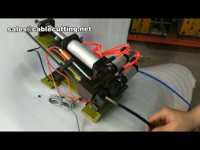 Máquina Pelacables Neumática y Manual | Peladora de Cables Multinúcleo, Equipo Neumático para Cableado
