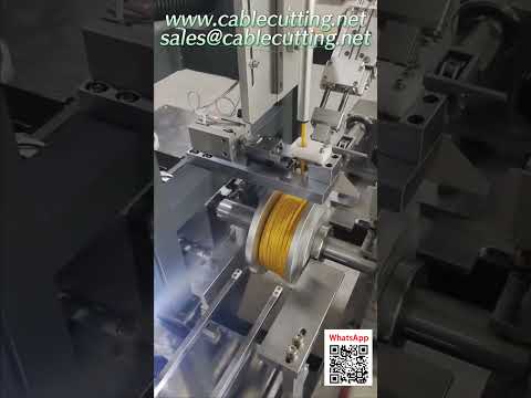 Máquina de Bobinado de Cables de Alta Eficiencia con Alimentación, Corte y Atado Automáticos