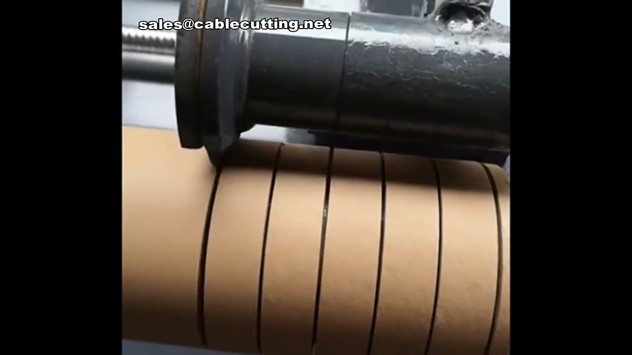 Máquina Cortadora de Tubos de Papel y Ranuradora de Núcleos Kraft | Equipo Eficiente para Fábricas de Papel