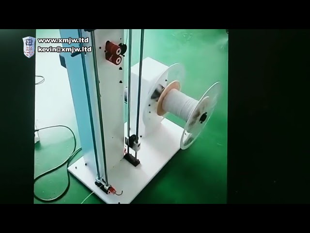 Máquina desenrolladora de doble eje con velocidad variable para alimentación de cables