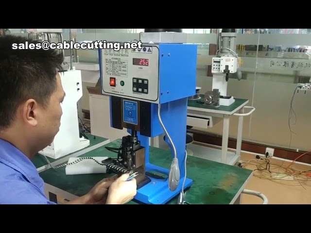 Máquina de crimpado de terminales para cables - Crimpadora automática de alta precisión