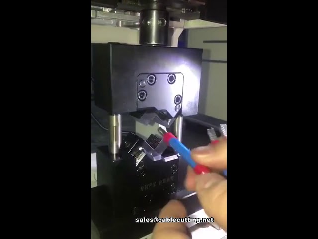 Máquina de crimpado de terminales con matriz cuadrangular: crimpado eficiente sin cambio de matriz