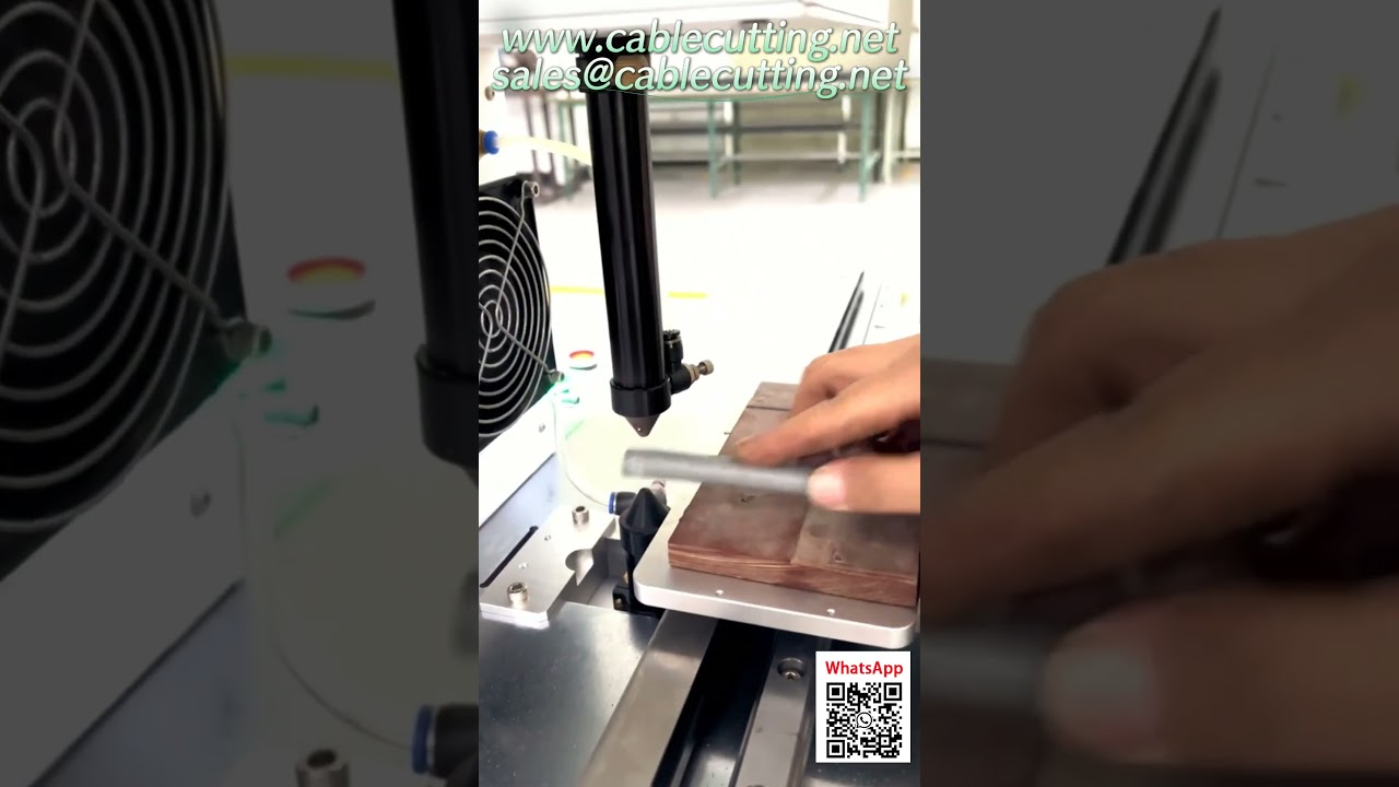 Demostración en vivo de peladora de cables láser - ¡Envíe sus muestras para probar!