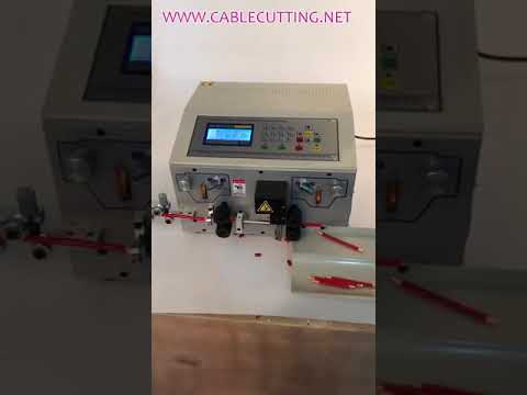 Máquina Cortadora y Peladora de Cables Eléctricos | Procesamiento Automatizado de Cables de Alimentación
