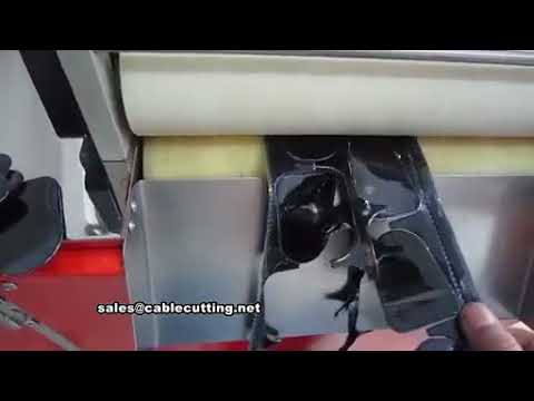 Máquina de corte ultrasónica para velcro y encaje | Corte preciso y eficiente