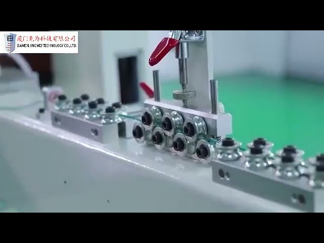 Máquina de corte, pelado y crimpado de terminales para cables PCB | Crimpadora industrial