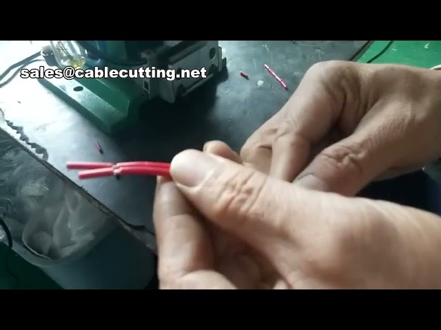 Máquina Peladora de Cables Vertical Semiautomática | Pelacables Eléctrico Vertical