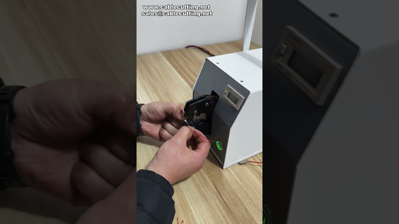 Máquina Eléctrica para Crimpar Terminales de Calibre Pequeño 0-14 AWG