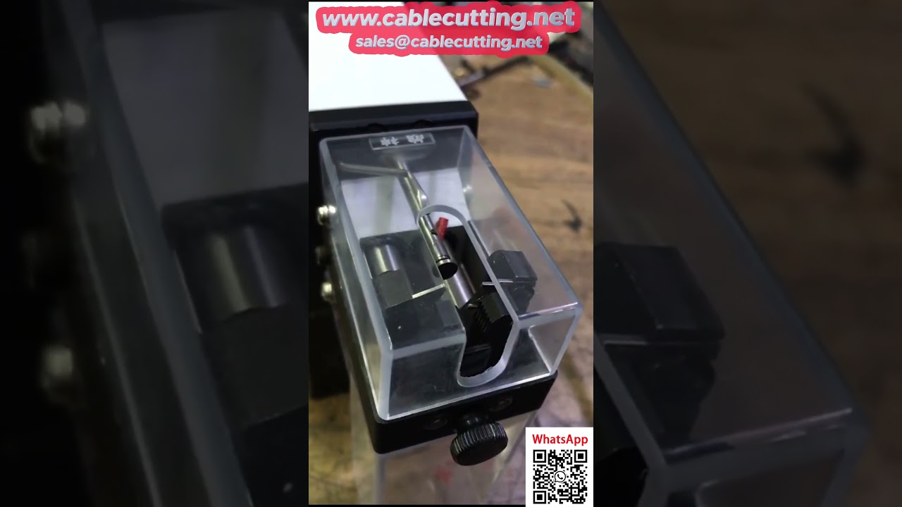 Peladora de Cables Neumática por Inducción para Cable de 3.2 mm - Máquina de Pelado Automático de Alta Precisión