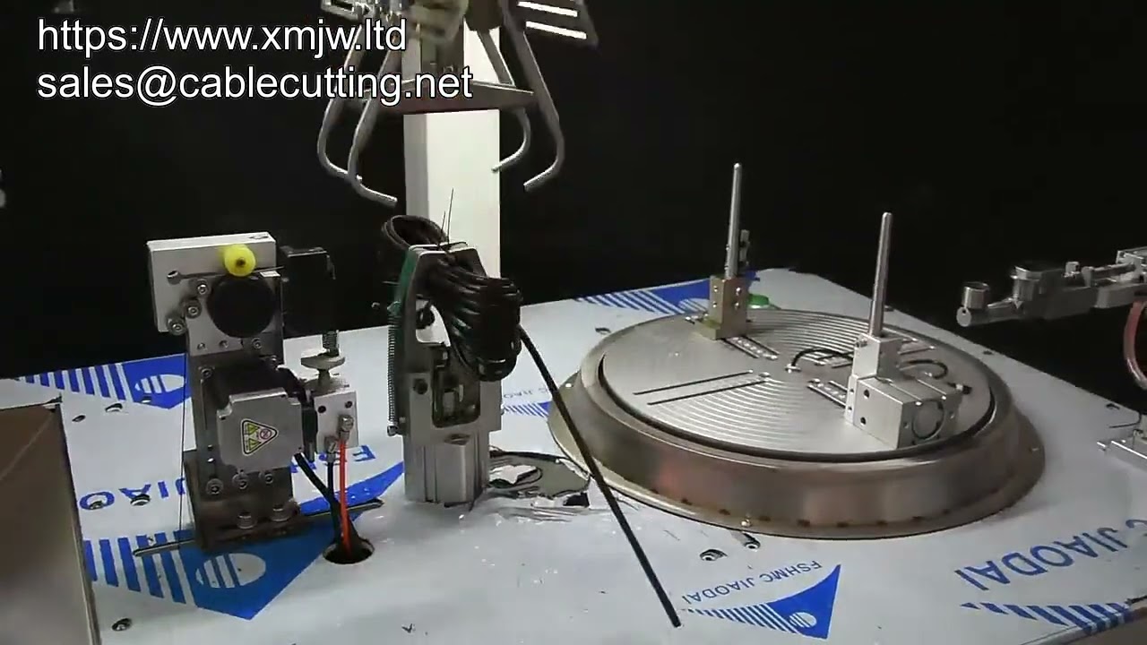 Máquina Automática de Atado y Enrollado de Cables - Modelo 8 Letras con Cierre Twist Tie