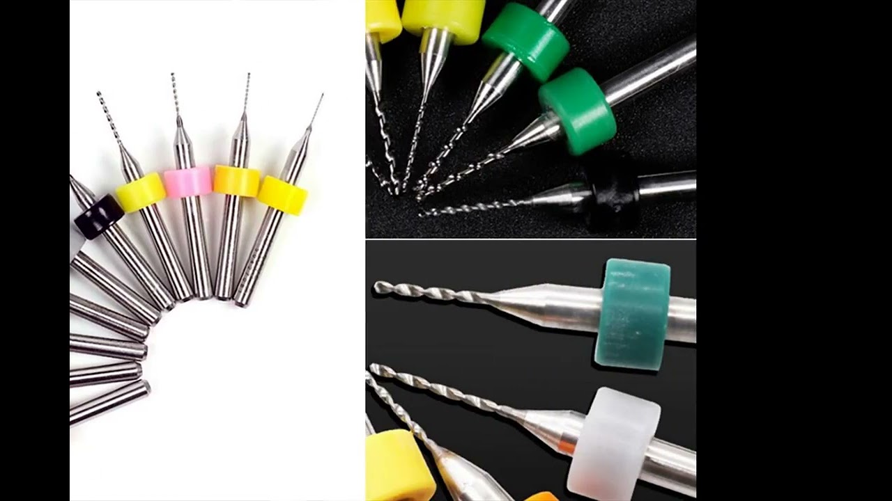 Herramienta de Perforación PCB 1 Pieza 3.1750 1mm 1.1mm Carburo de Tungsteno para Fresadora CNC