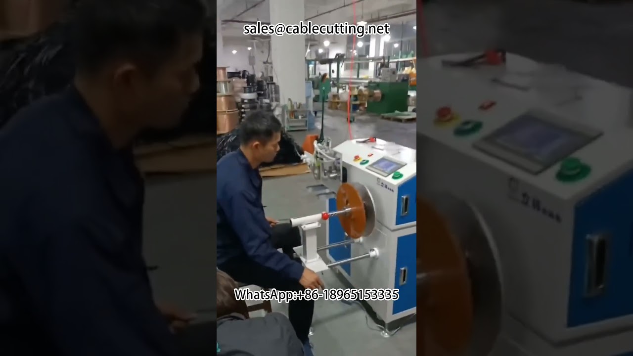 Máquina automática de conteo, clasificación, corte y rebobinado de metros | Máquina de bobinado y conteo de cables
