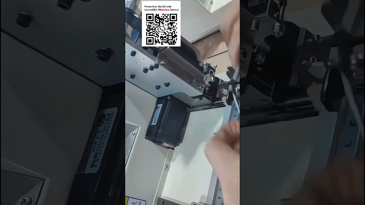 Máquina de encintado por puntos tipo push para un enrollado plano y consistente de arneses de cables #FabricaciónInteligente