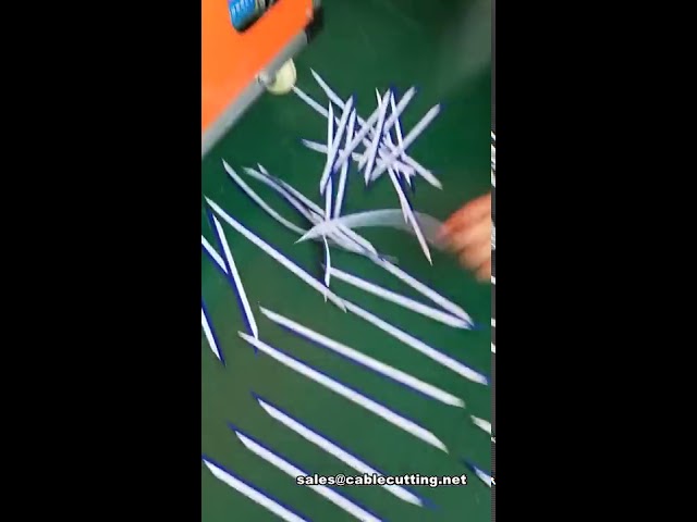 Máquina de corte ultrasónico de cintas y cinta adhesiva con doble cuchilla | Corte preciso de 0 a 179°
