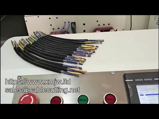 Máquina Cortadora y Peladora Automática de Cables WPM - Ideal para Cables de Potencia y Tierra