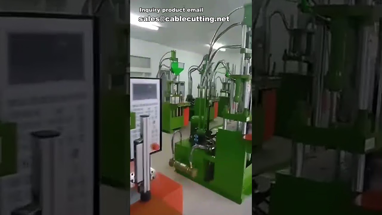 Máquina formadora de cables electrónicos, inyectora de cargadores y moldeadora de plásticos