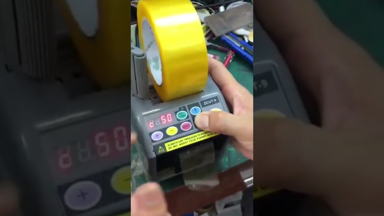 Dispensador de Cinta Eléctrico Automático | Máquina Cortadora de Cinta de 18W