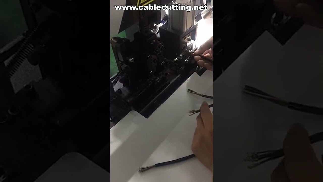 Peladora de Cables Eléctrica, Máquina Pelacables Automática, Crimpadora BV de Línea Dura