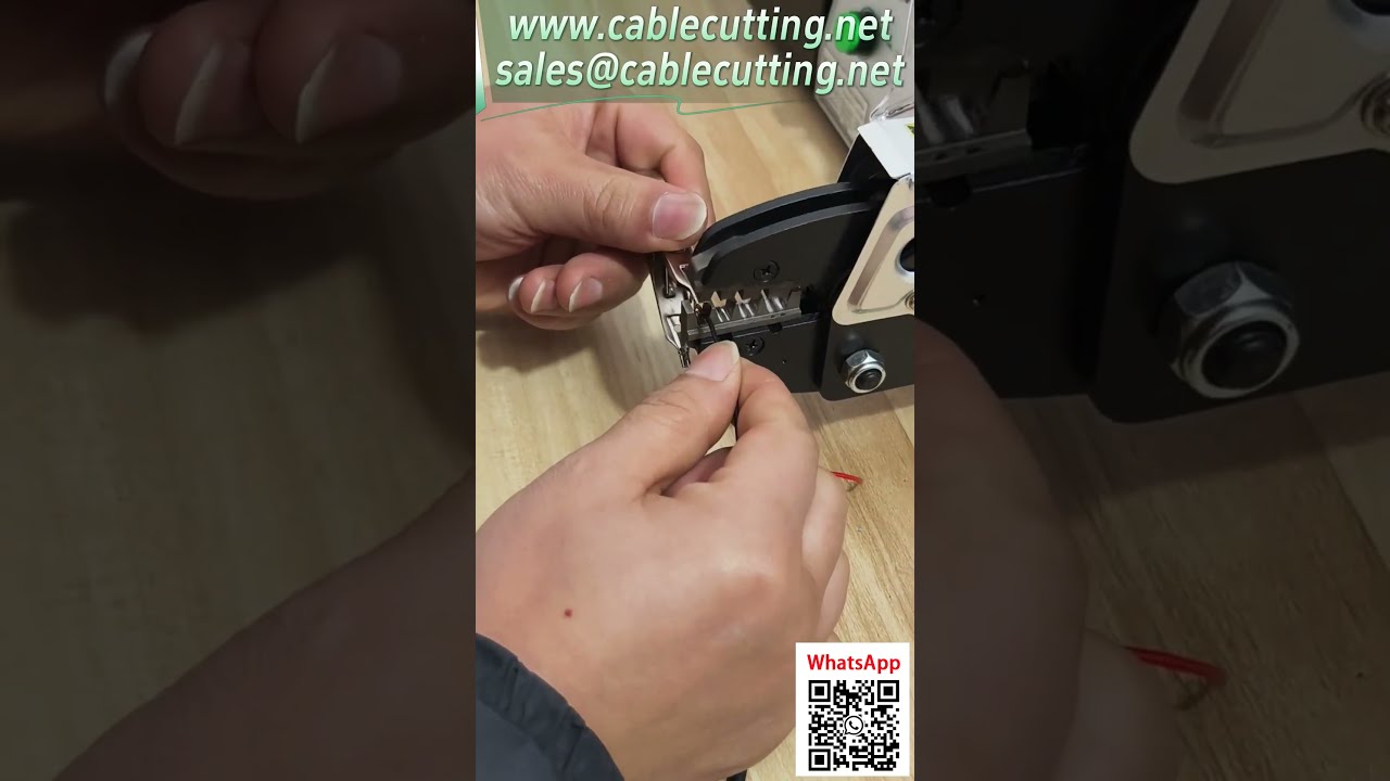 Máquina de Crimpado Eléctrico: Prueba de Crimpado de Pinzas Cocodrilo
