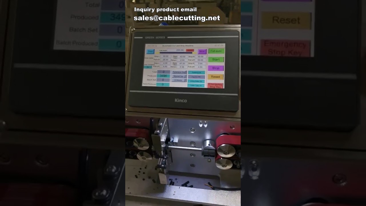 Máquina Automática de Corte y Pelado de Cables | Pelacables Industrial