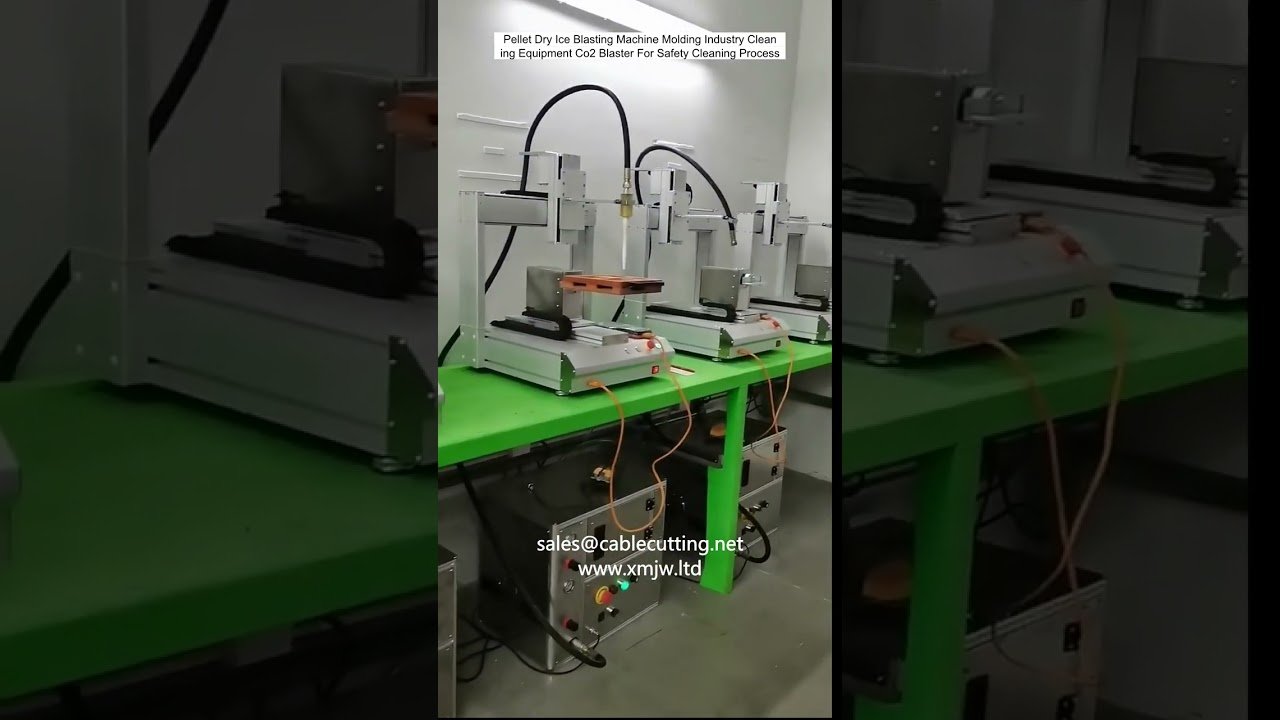 Máquina de Limpieza con Hielo Seco en Pellets para la Industria del Moldeo – Equipo CO2 Seguro y Eficaz
