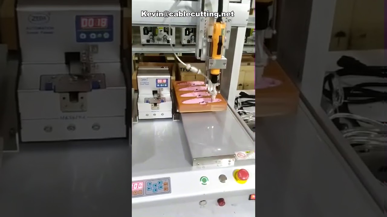 Máquina Robótica de Atornillado de Sobremesa con Alimentación Magnética