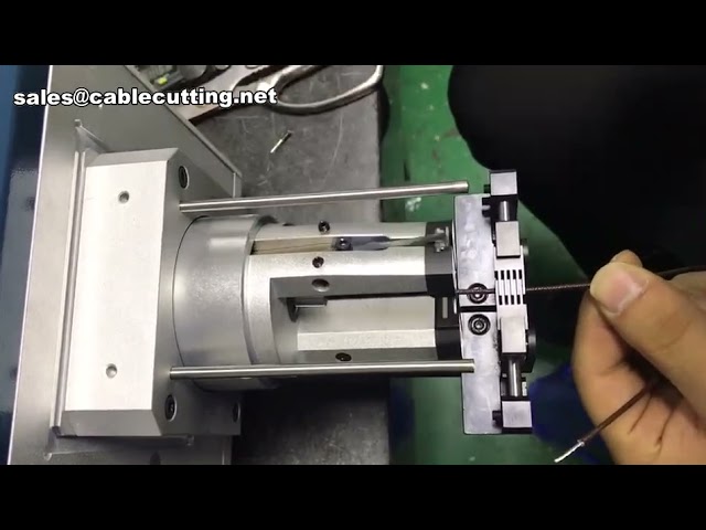 Peladora Automática de Cables Coaxiales, Triaxiales y Blindados – Máquina de Pelado de Precisión