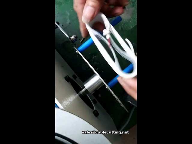 Máquina profesional para enrollar y atar cables USB - Optimiza tu producción