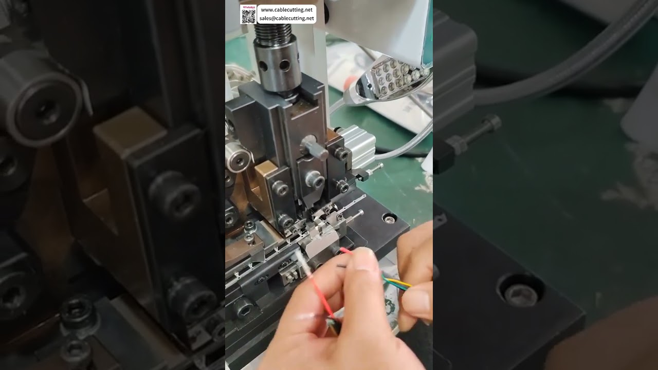 Máquina Pelacables y Crimpadora de Terminales - Herramienta Profesional, Rápida y Confiable para Arneses de Cable