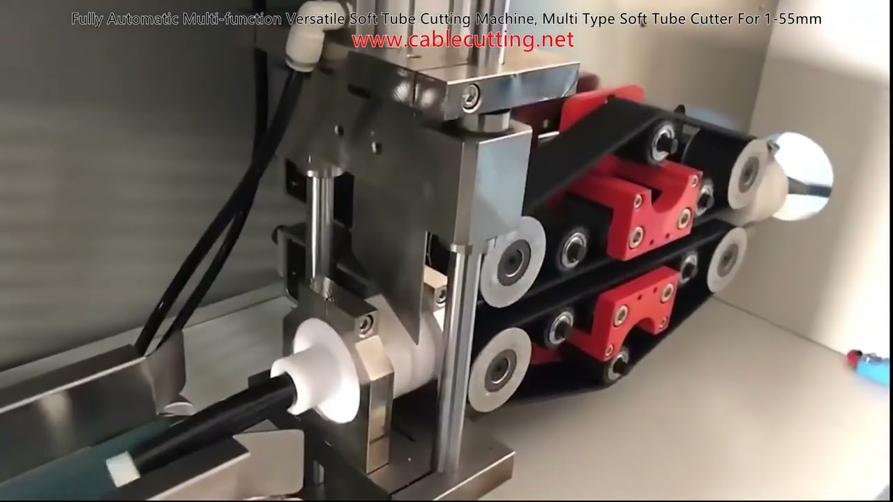 Máquina Cortadora de Tubos Flexibles Totalmente Automática y Multifunción | Cortadora Versátil para Todo Tipo de Tubos Blandos