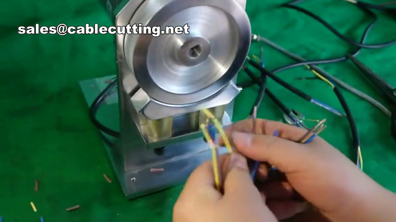 Máquina de Pelado y Torcido de Cables Pequeños - Alta Precisión Automática