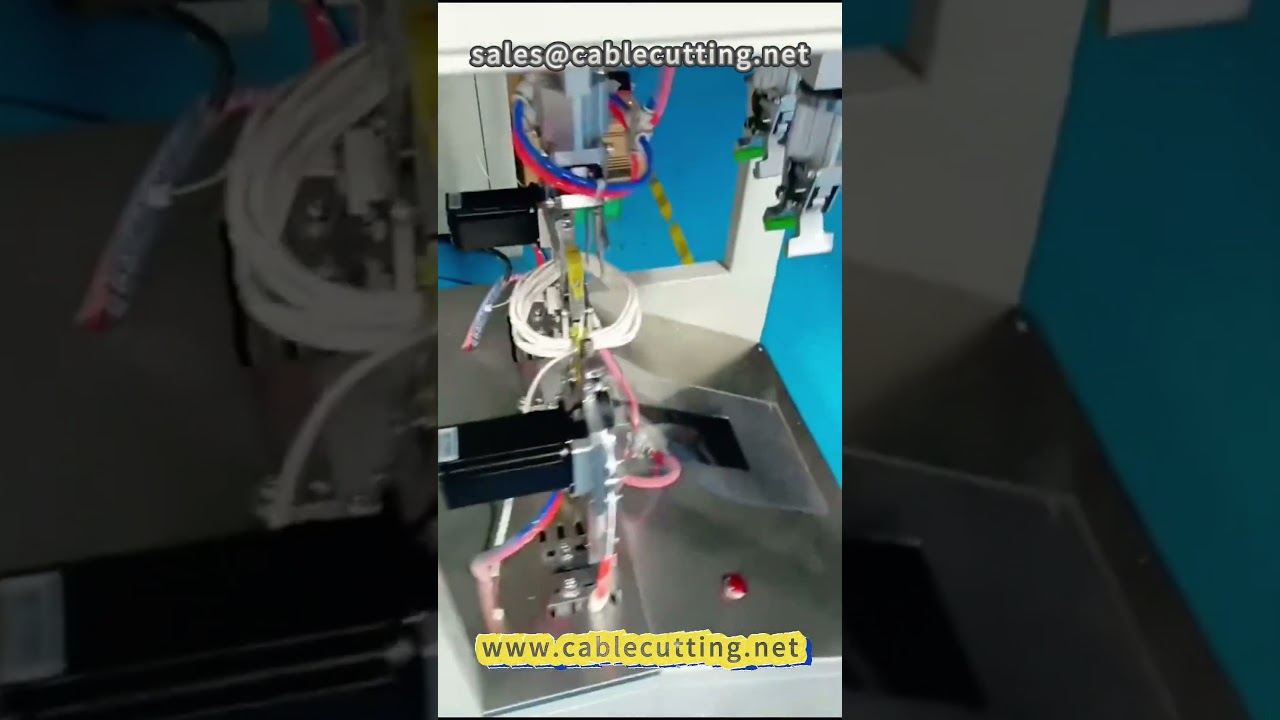 Máquina automática de atado de cables #máquina de bobinado #atado de cables #procesamiento de cables #cable de alimentación #conector
