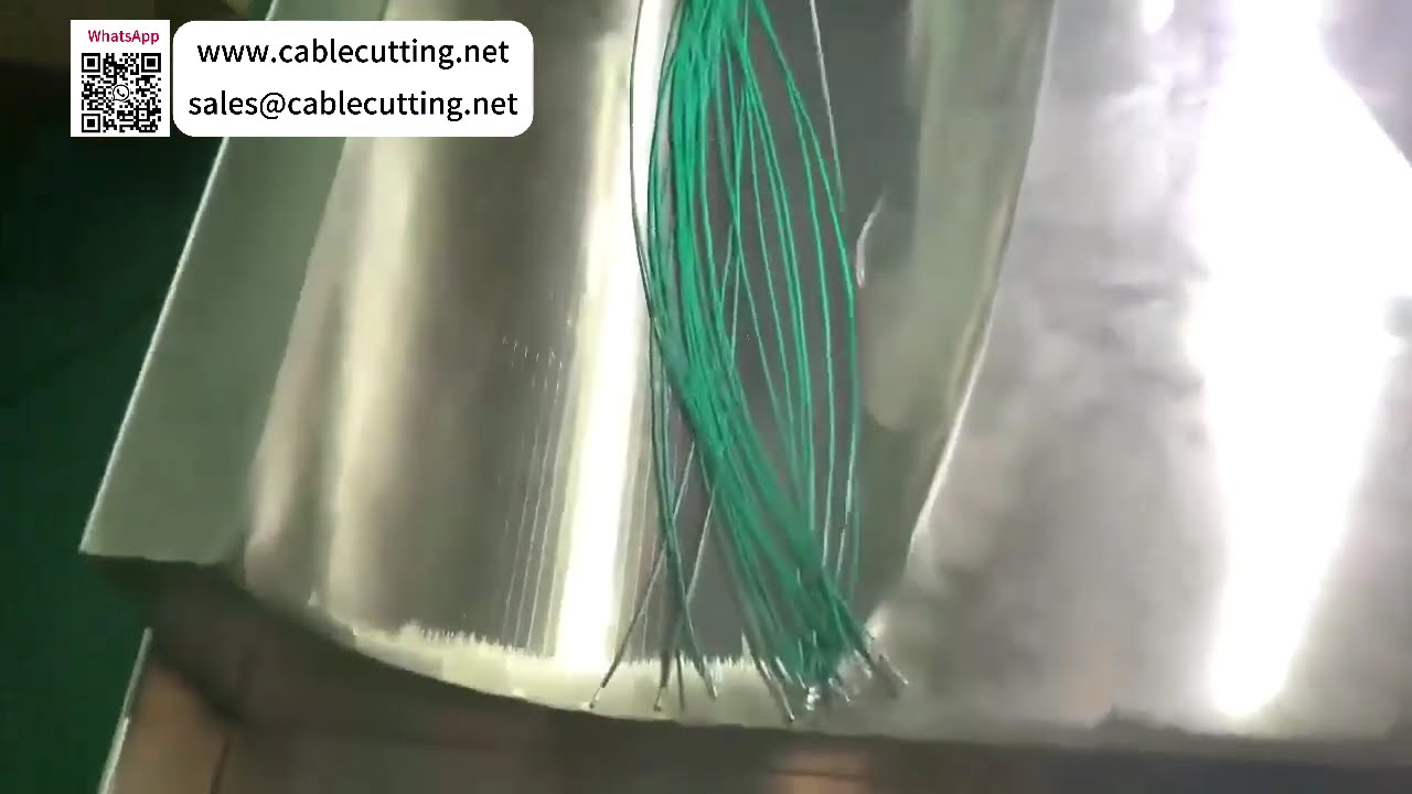 Sistema Automático de Pelado de Cables de Doble Cabezal y Engarzado de Terminales 1.25