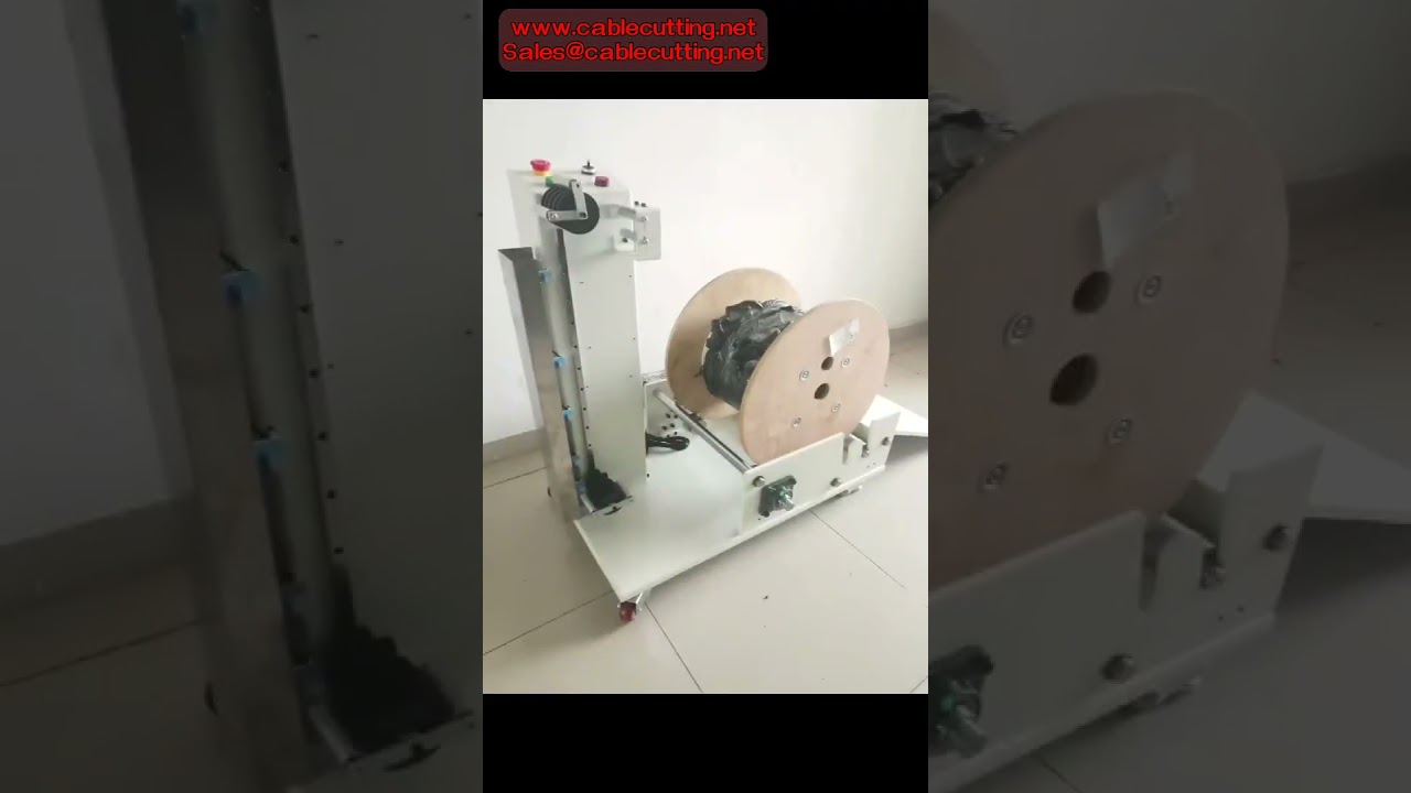 Máquina Automática de Alimentación de Bobinas de Cable | Alimentador de Alambre 100KG para Embalaje Industrial