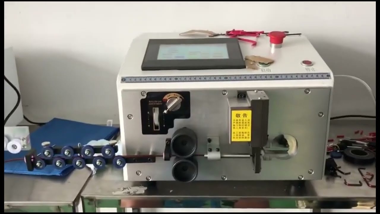 Máquina Automática para Curvar, Pelar y Cortar Cables BV - Eficiencia Industrial