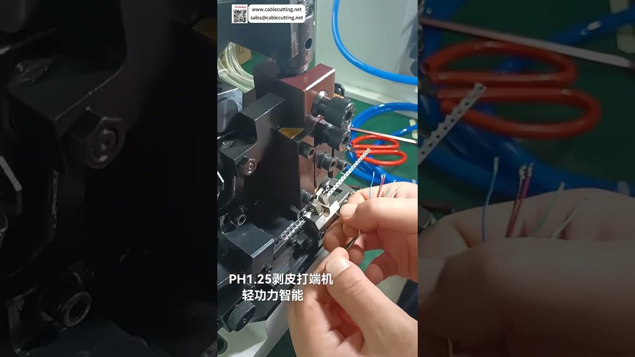 Máquina de Pelar y Crimpar Cables | Prensaterminales de Precisión Confiable | Herramienta de Arnés de Alta Velocidad