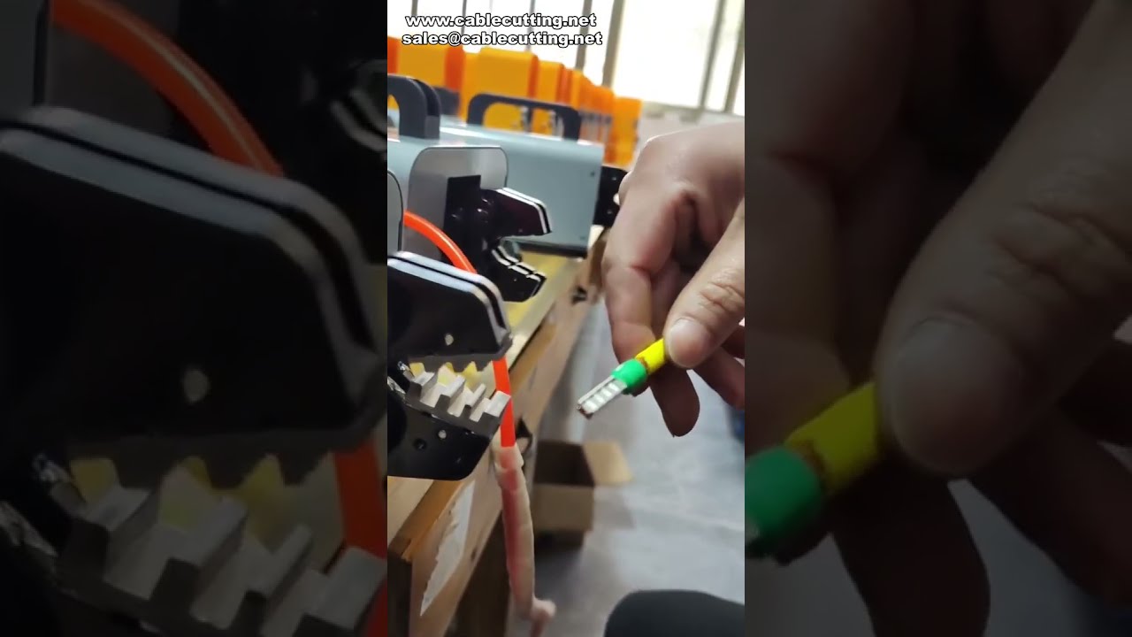 Máquina neumática de crimpado personalizada para terminales de tubo ancho con marcas mejoradas #fábrica #máquina