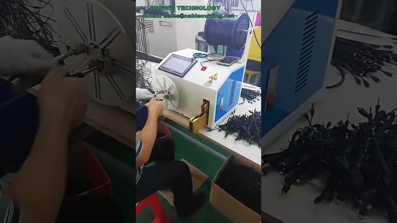 Máquina automática de bobinado y atado de cables en venta – Alta eficiencia para tu fábrica